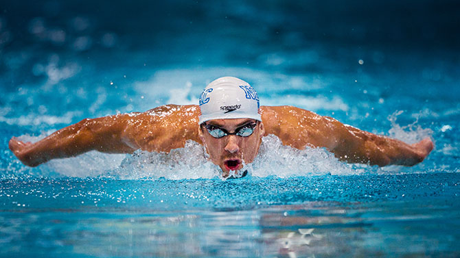 Hiệu suất bơi lội được cải thiện rõ ràng khi đeo kính bơi